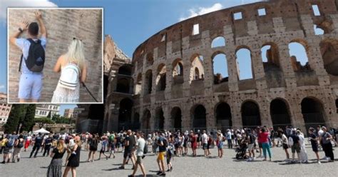 Tourist who carved into Colosseum wall offers apology, curious excuse